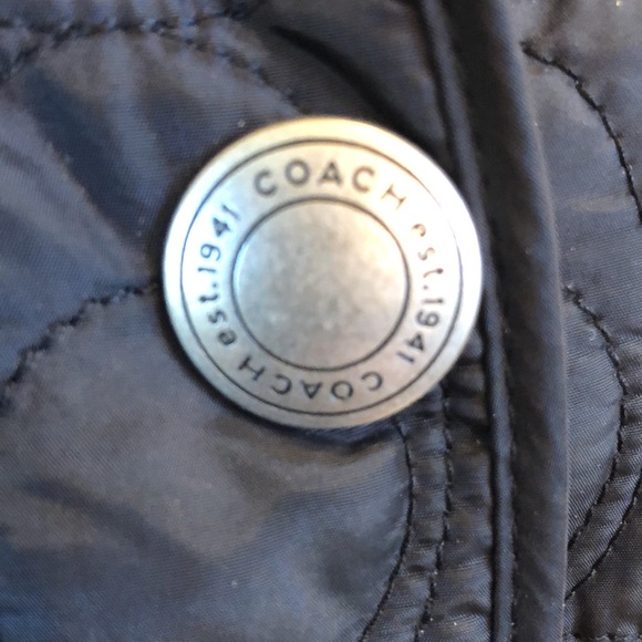 NWOT Coach Monogram Black coat - Picture 5 of 17